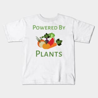 Powered By Plants Kids T-Shirt